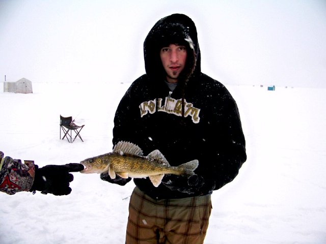 photo.jpg - Nick on Lake Scugog Ice Fishing for Walleye.