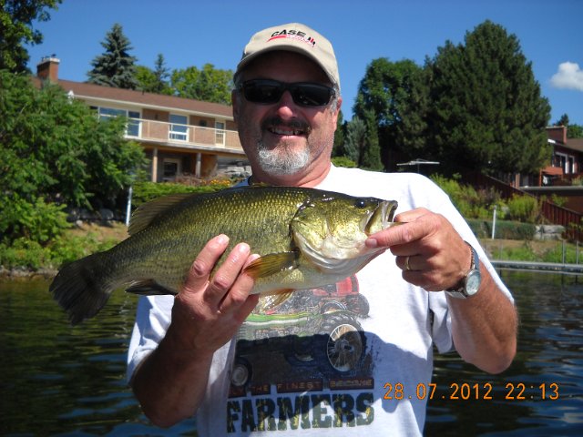 016.JPG - Bass on the spinner bait I bought last week from you.