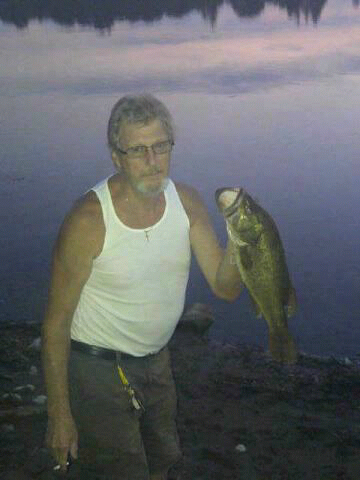 FacebookHomescreenImage.jpg - John's Guelph Lake bass caught on a senko wacky rigged.