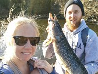 Endi and family with a great Fall-Time Speed River Northern Pike ...