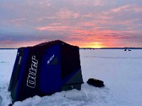 Early Morning Lake Simcoe Ice Fishing ...