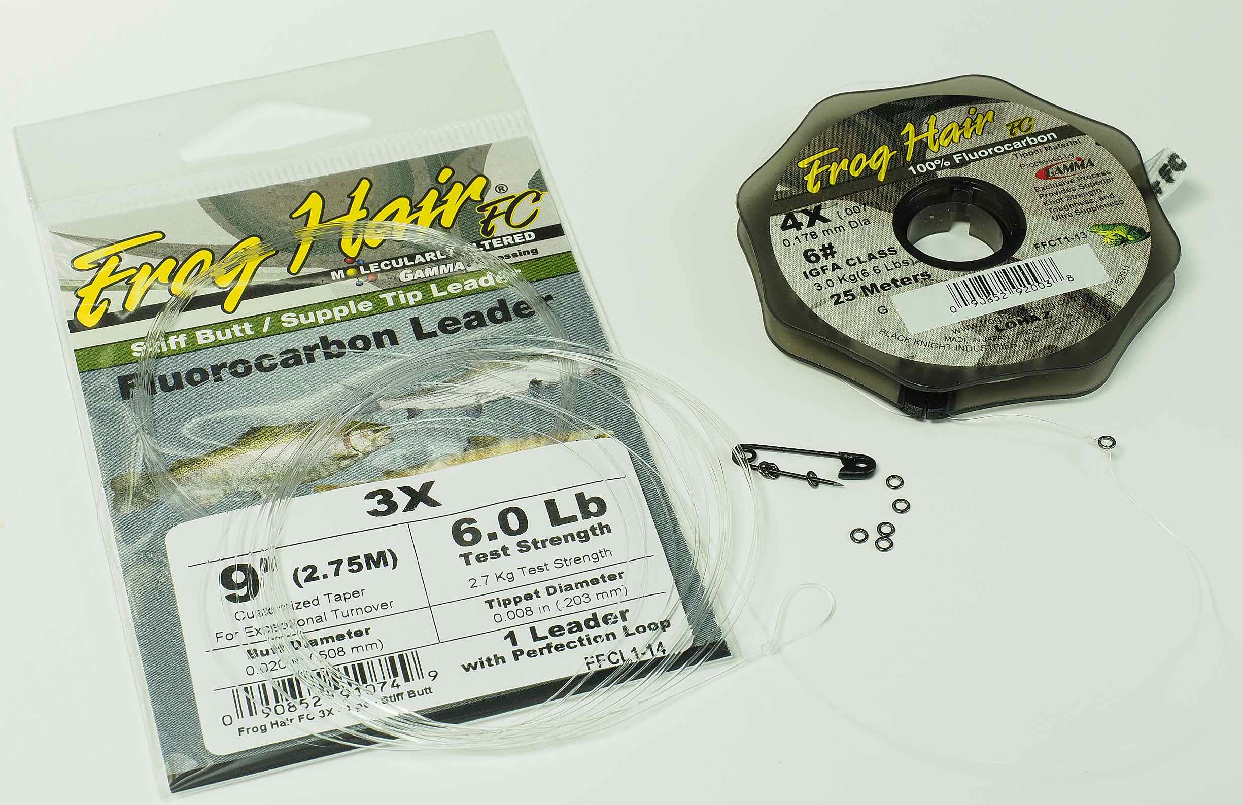 Frog Hair Tapered Leaders & Tippets – The First Cast – Hook, Line