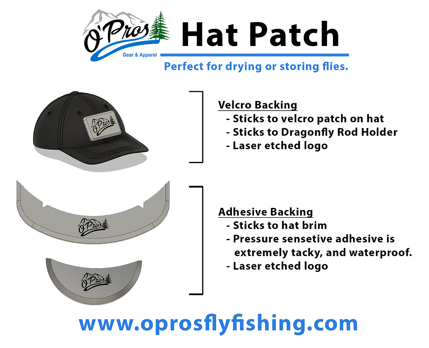 Sid Fly Patch Hat Fly Fishing Hat -  UK