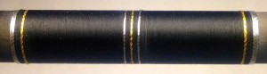 Custom Sage One - 6126-4 - Thread Wraps Black and Silver Gold Metalic awaiting Customer Approval - Ferrule Resized