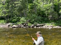 Keith Fighting another Atlantic Salmon ...