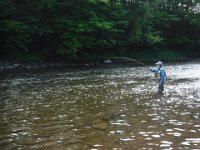 Richard & Wanda on Willowemoc Creek in New York ...