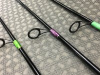 Three completed St. Croix Rods from our Recent Rod Building Classes.