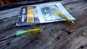 Airflo Polyleader 10ft Clear Floating with Tomsters Flies BB