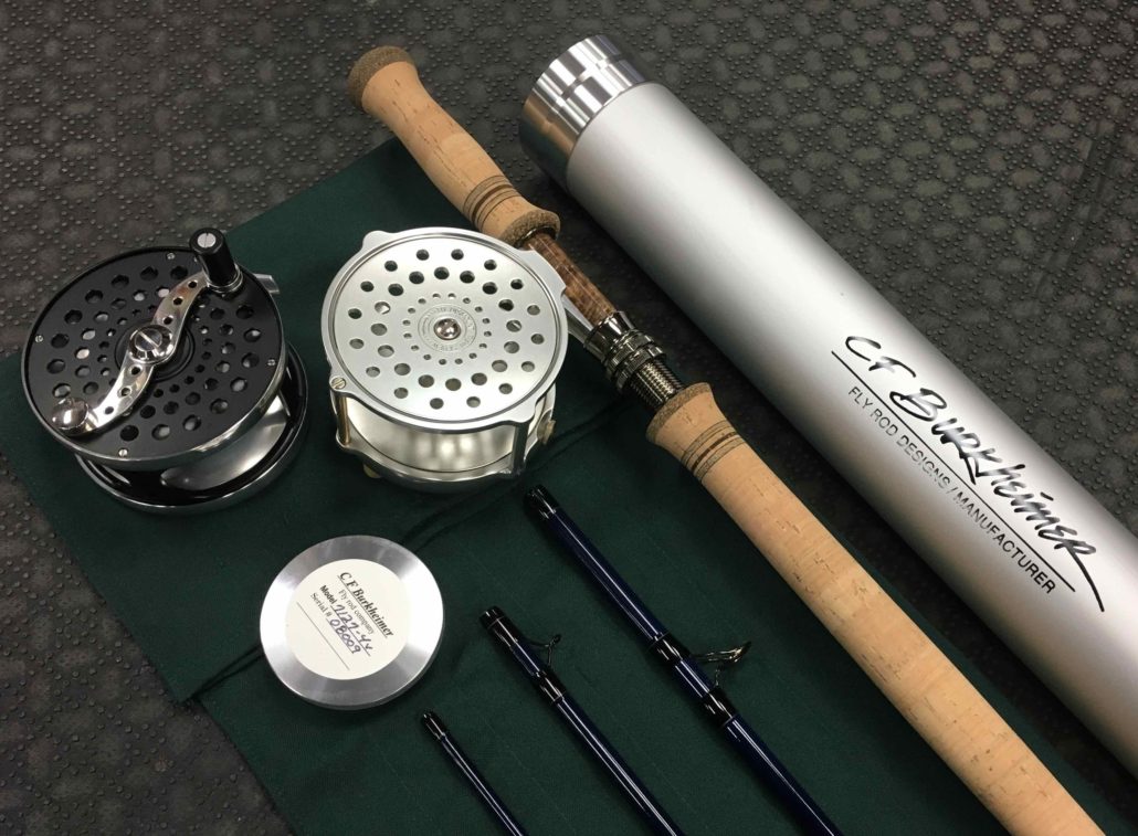 A CF Burkheimer 7127-4 Spey Rod & a Hardy 4″ Bougle and a Hardy 8