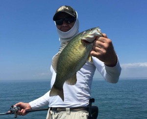 Trophy Season Smallmouth Bass on Lake Erie B Sun Protection AA