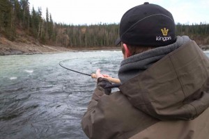 Kingpin Float Rods Action Shot British Columbia Meziaden Nass Confluence