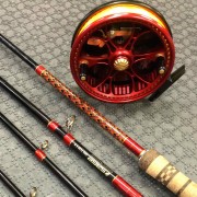 Sage One Custom 7136B-6 Custom Float Rod Build with Red Zeppelin with Butt Wrap to match