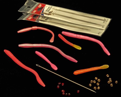 HLS-Custom-Steelhead-Pink-Worm-Assortment-and-Worm-Threader