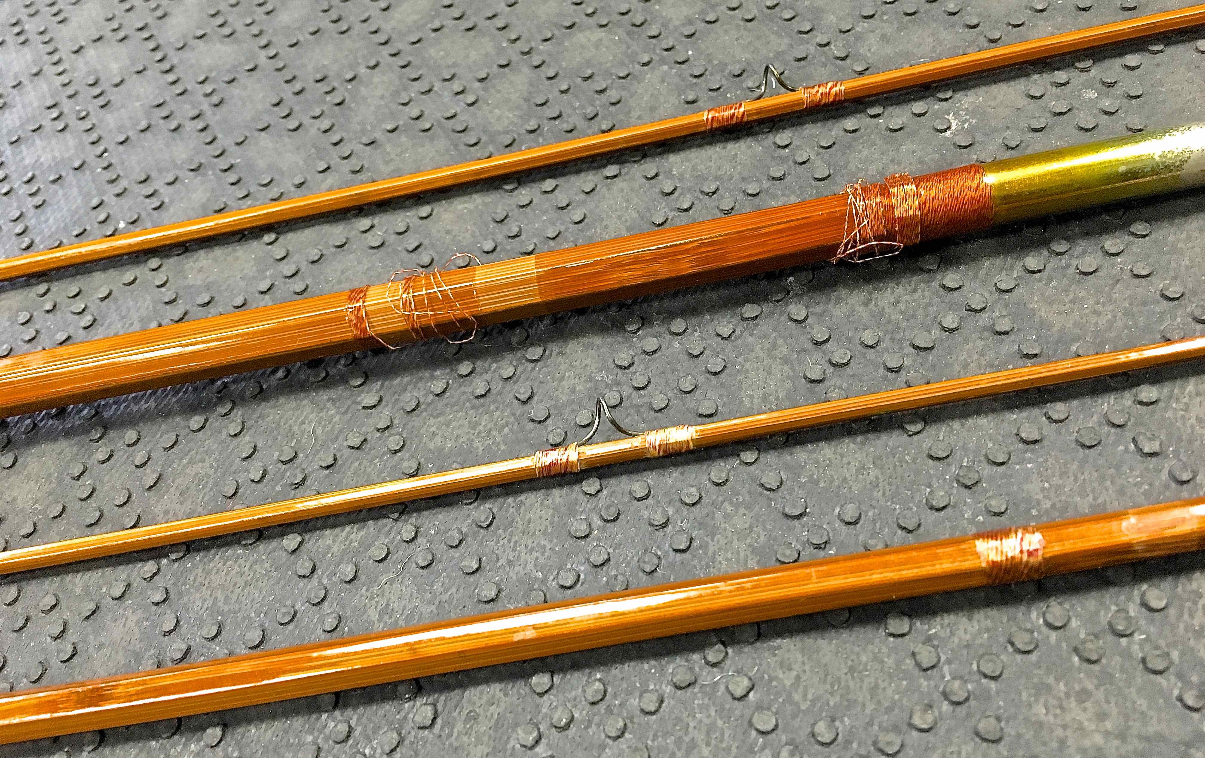Cane Bamboo Rod Prior to Refinish AA