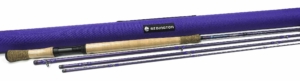 The Redington Dually 7136-4 Spey Rod - Special Edition Purple Colorway.