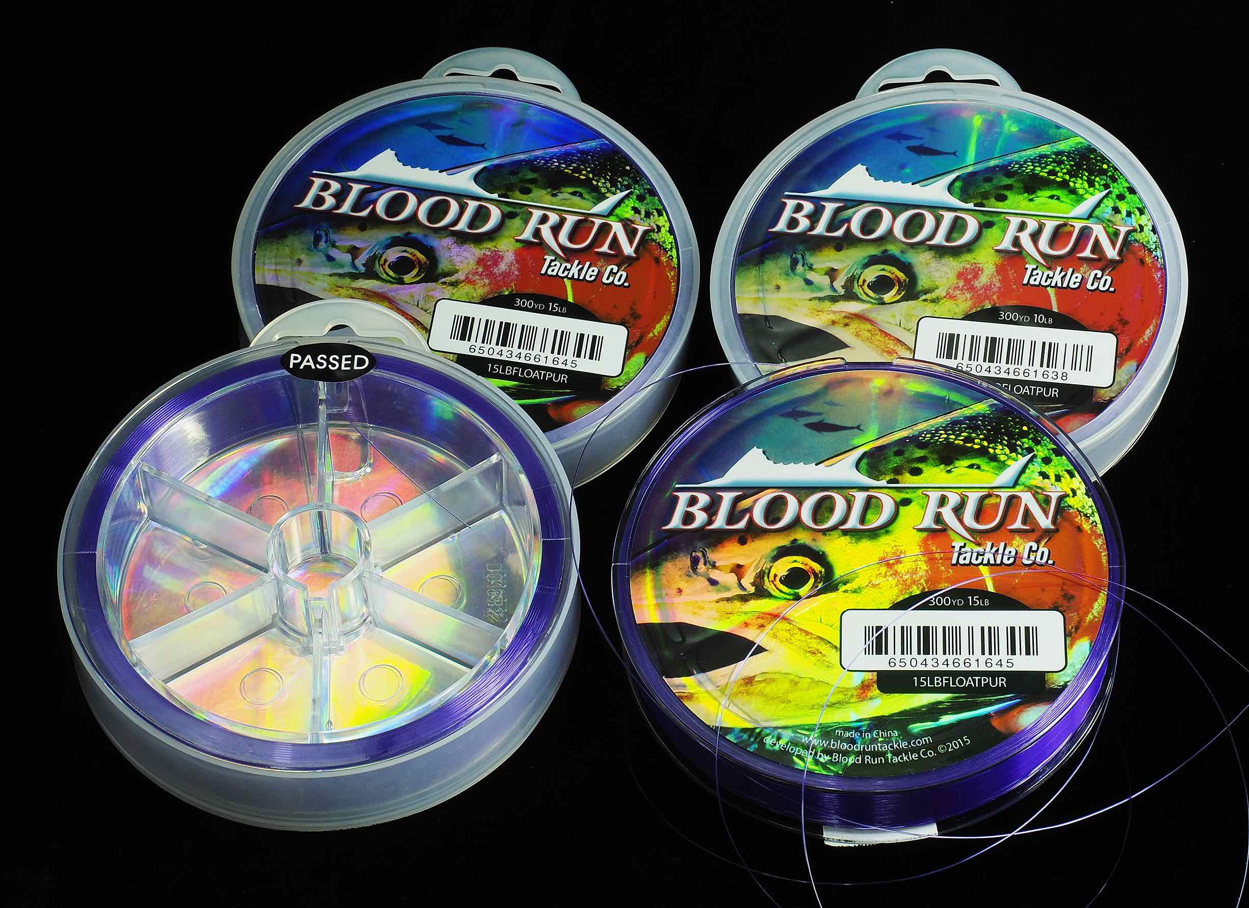 Blood Run Tackle Floating Mono Centerpin Mainline.
