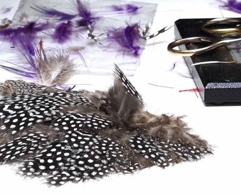 Strung Guinea Fly Tying Feathers