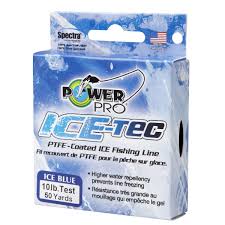 PowerPro Blue Ice-Tec - PTFE - Coated Ice Fishing Line