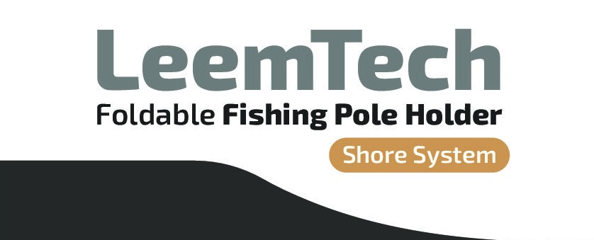 LeemTech Foldable Fishing Rod Pole Holders - Hook, Line and Sinker